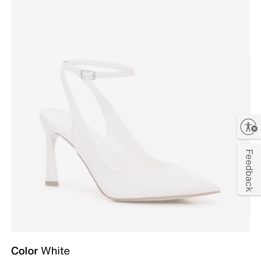 Wedding Heels White Marc Fisher 8.5
